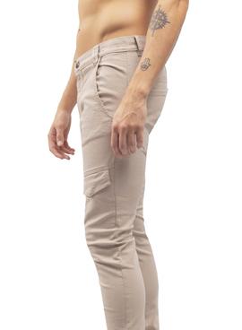 Pantalón Klout Cargo Beige Para Hombre