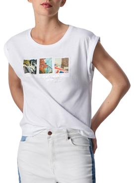 Camiseta Pepe Jeans Ivana Blanco para Mujer