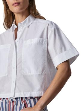 Camisa Pepe Jeans Miucha Blanca para Mujer