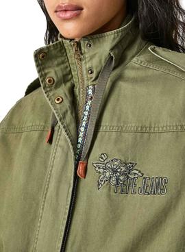 Chaqueta Pepe Jeans Filipa Militar Verde Mujer