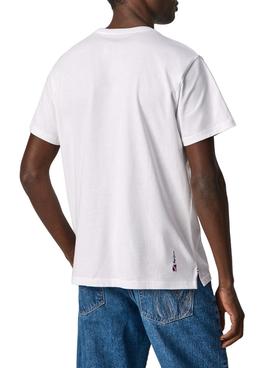 Camiseta Pepe Jeans Adelard Blanca para Hombre