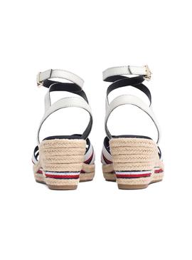 Sandalias Tommy Hilfiger Iconic Elba Blanco Mujer