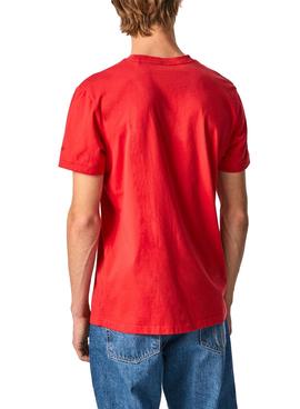 Camiseta Pepe Jeans Alford Rojo para Hombre