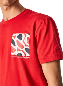 Camiseta Pepe Jeans Alford Rojo para Hombre