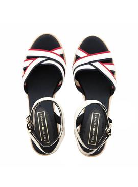 Sandalias Tommy Hilfiger Iconic Elba Blanco Mujer