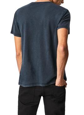 Camiseta Pepe Jeans Essential Denim Marino Hombre