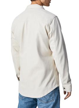 Sobrecamisa Pepe Jeans Dave Natural Beige Hombre