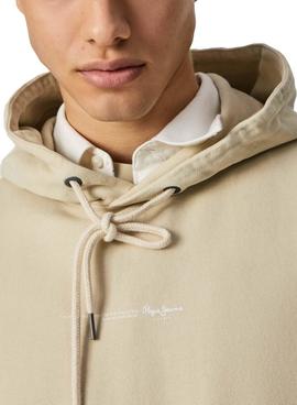 Sudadera Pepe Jeans David Beige para Hombre