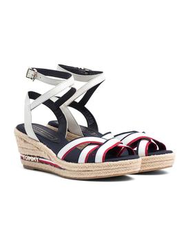 Sandalias Tommy Hilfiger Iconic Elba Blanco Mujer