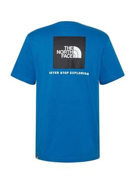 Camiseta The North Face Red Box Azul para Hombre