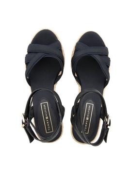 Sandalias Tommy Hilfiger Iconic Elba Marino Mujer