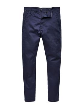 Pantalon G-Star Bronson 2.0 Slim Marino Hombre