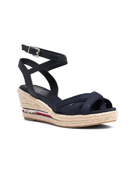 Sandalias Tommy Hilfiger Iconic Elba Marino Mujer