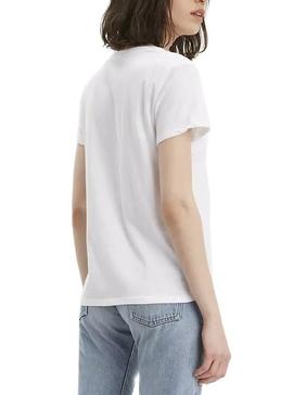 Camiseta Levis The Perfect TeeHoliday Blanco Mujer