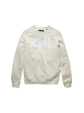 Sudadera G-Star Raw Flechas Gris para Mujer