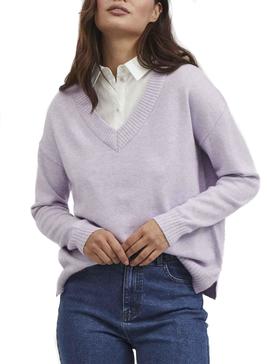 Jersey Vila Viril Oversize Lila para Mujer