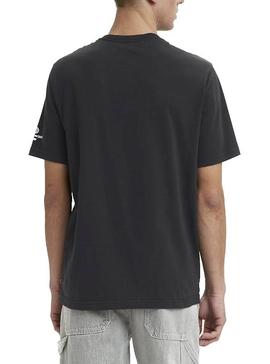 Camiseta Levis Relaxed Earth Negra para Hombre