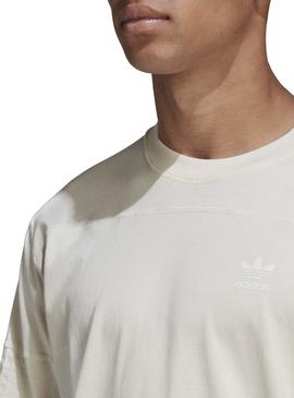 Camiseta Adidas Clean Classics Beige para Hombre