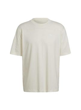 Camiseta Adidas Clean Classics Beige para Hombre