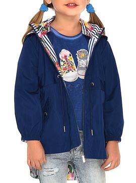 Parka Mayoral Reversible Azul Niña