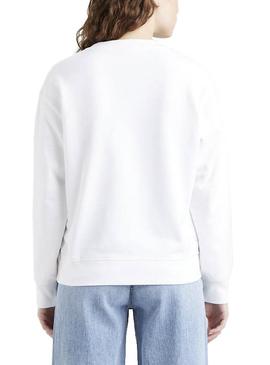 Sudadera Levis Graphic Standard Blanca para Mujer