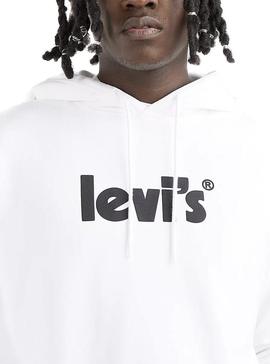 Sudadera Levis Graphic Blanca para Hombre