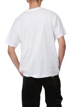 Camiseta Carhartt Script Blanca para Hombre