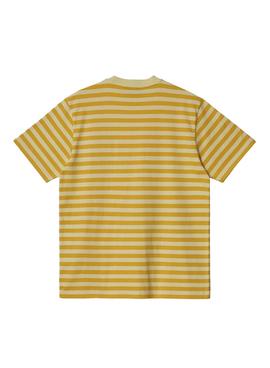 Camiseta Carhartt Scotty Pocket Amarilla Hombre