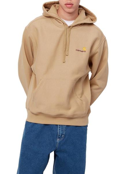 Sudadera Carhartt Wip Half Zip American Script marrón ho