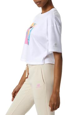 Camiseta NB Essentials Celebrate Blanco Para Mujer