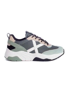 Zapatillas Munich Wave 90 Verde Para Mujer