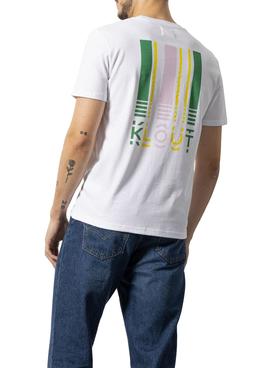 Camiseta Klout Barcode Blanca para Hombre y Mujer