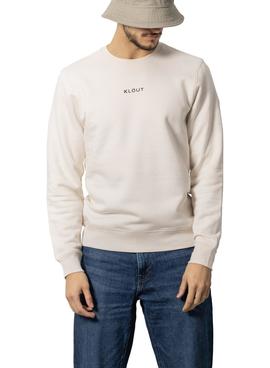 Sudadera Klout Tabla Beige para Hombre y Mujer