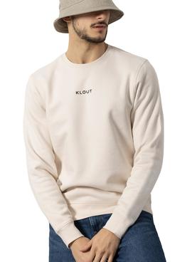 Sudadera Klout Tabla Beige para Hombre y Mujer