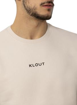 Sudadera Klout Tabla Beige para Hombre y Mujer