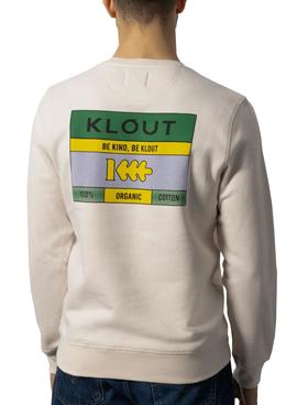 Sudadera Klout Tabla Beige para Hombre y Mujer