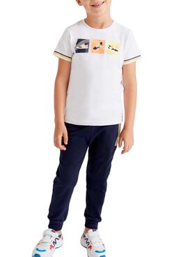 Pantalon Mayoral Felpa Scl Marino para niño