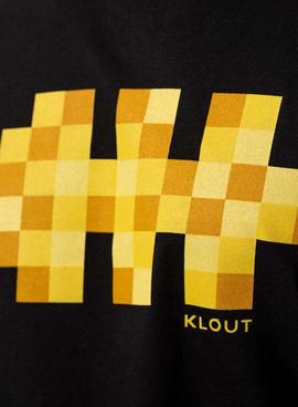 Camiseta Klout Pixel Negro