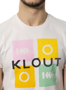 Camiseta Klout Puzzle Beige