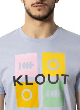 Camiseta Klout Puzzle Azul 