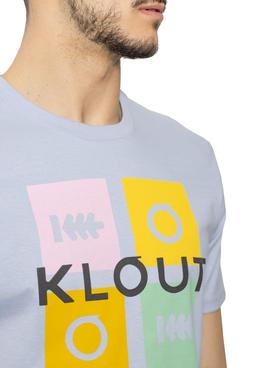 Camiseta Klout Puzzle Azul 