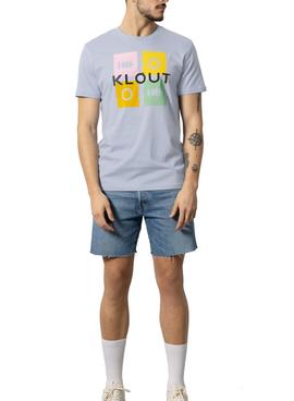 Camiseta Klout Puzzle Azul 