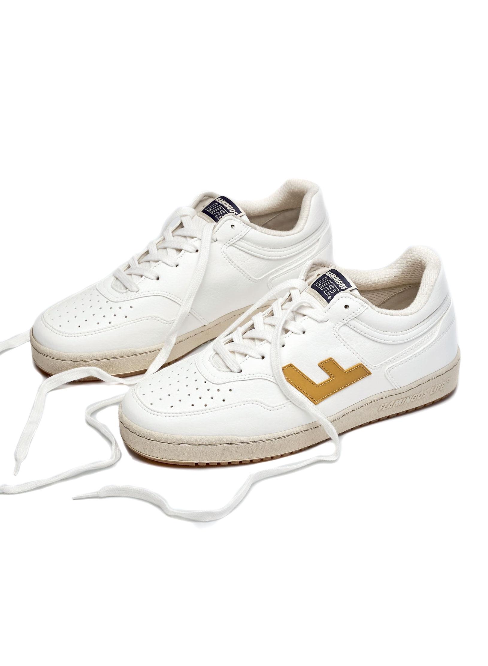 Zapatillas Flamingo Life Retro 90s White Mustard