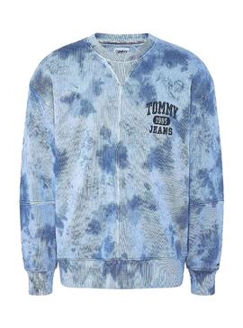 Sudadera Tommy Jeans Tie Dye Detail Hombre