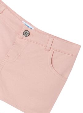 Pantalon Corto Mayoral Felpa Rosa para Niña