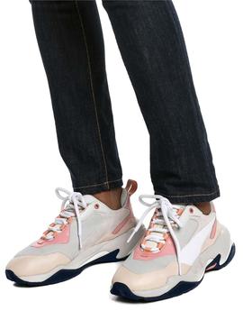 Zapatillas Puma Thunder Rive Gauche Beige Mujer