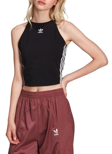 Adidas Tirantes Adicolor Negra Mujer