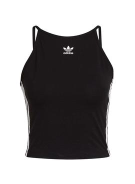 Camiseta Adidas Tirantes Adicolor Negra Mujer