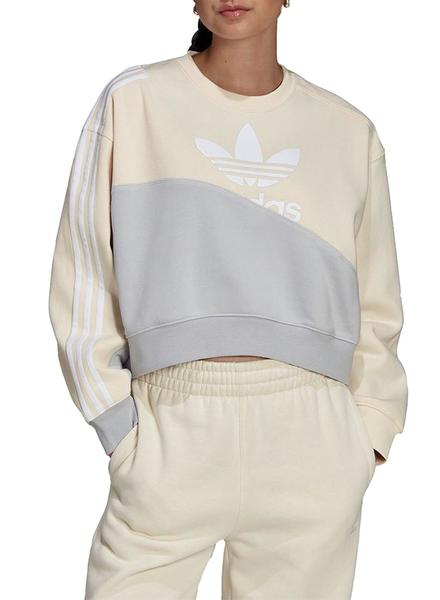 Sudadera Adidas Trefoil Blamar Beige para