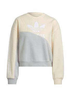 Sudadera Adidas Trefoil Blamar Beige para Mujer